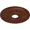 Ekena Millwork Melonie Medallion (Canopies up to 6 3/8"), 16"OD x 3 5/8"ID x 3/4"P, Burnished Mahogany Crackle CM16MLBMC - alternate 2